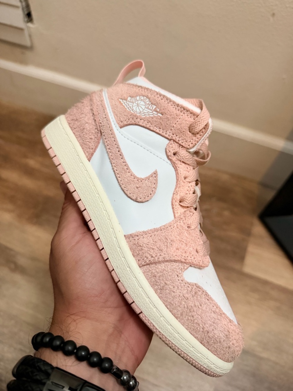 Nike Air Jordan 1 Mid SE Legend Pink GS Youth Size 2Y Sneakers 2024 FN7432-161